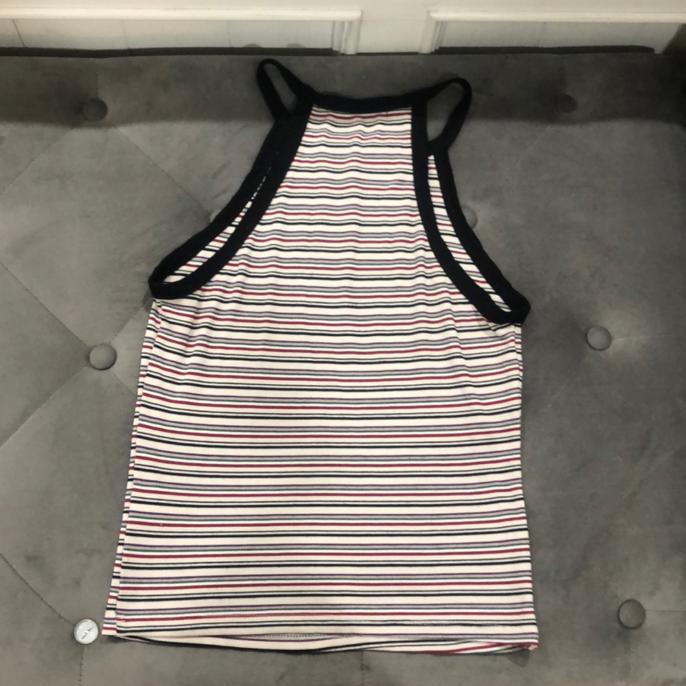 Striped halter top - Picture 3 of 3